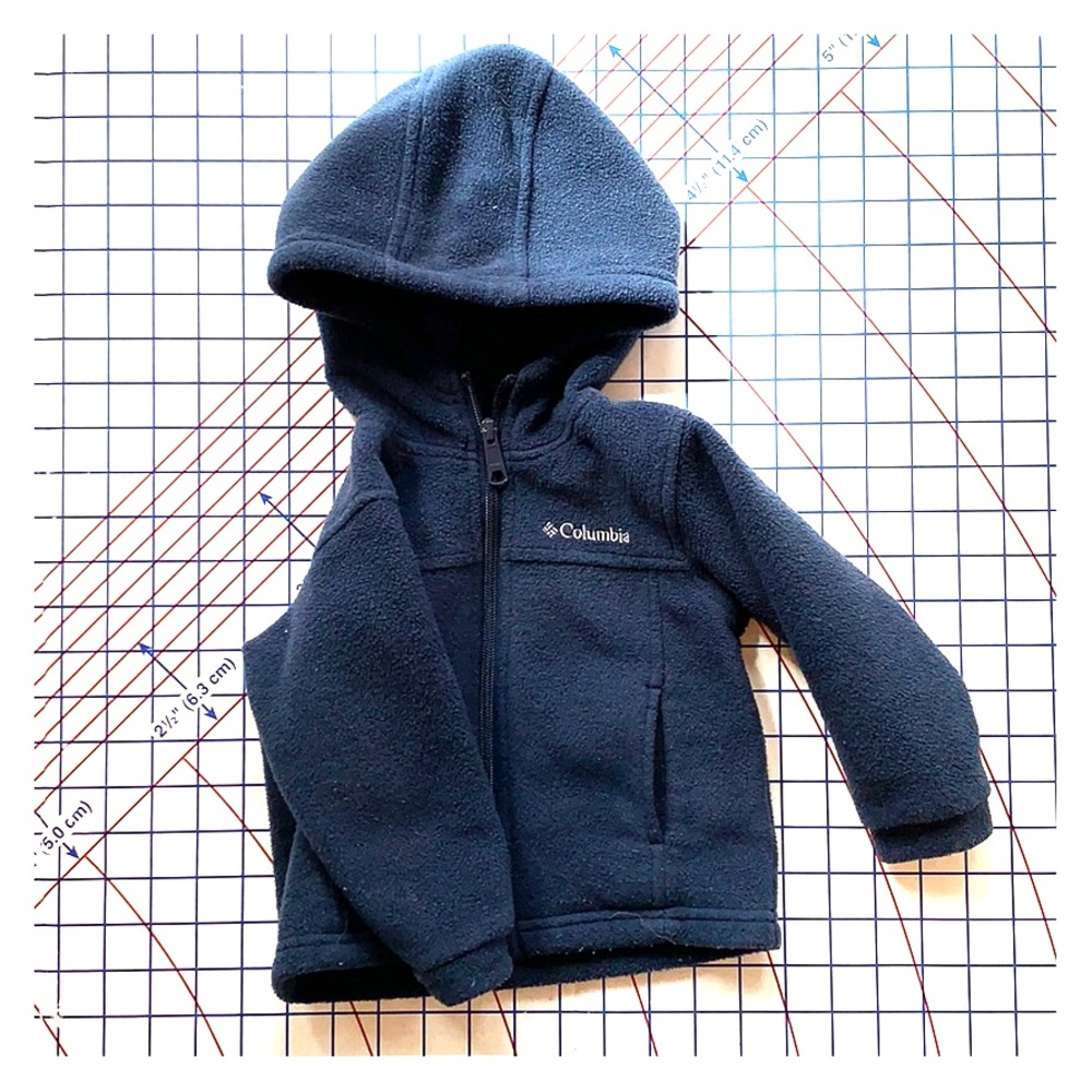 Columbia fleece hooded jacket